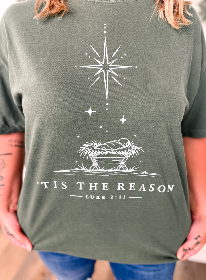 Made To Order: Tis The Reason Green CC Tee