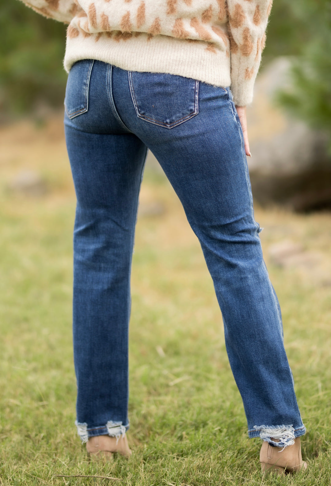 The Lizzi High Rise Straight Leg Jeans - Face 2 Soul Beauty Boutique