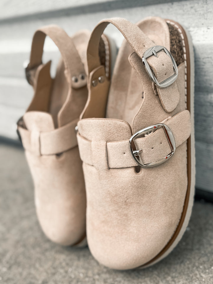 The Sand Berk Slip Ons with Strap - Face 2 Soul Beauty Boutique
