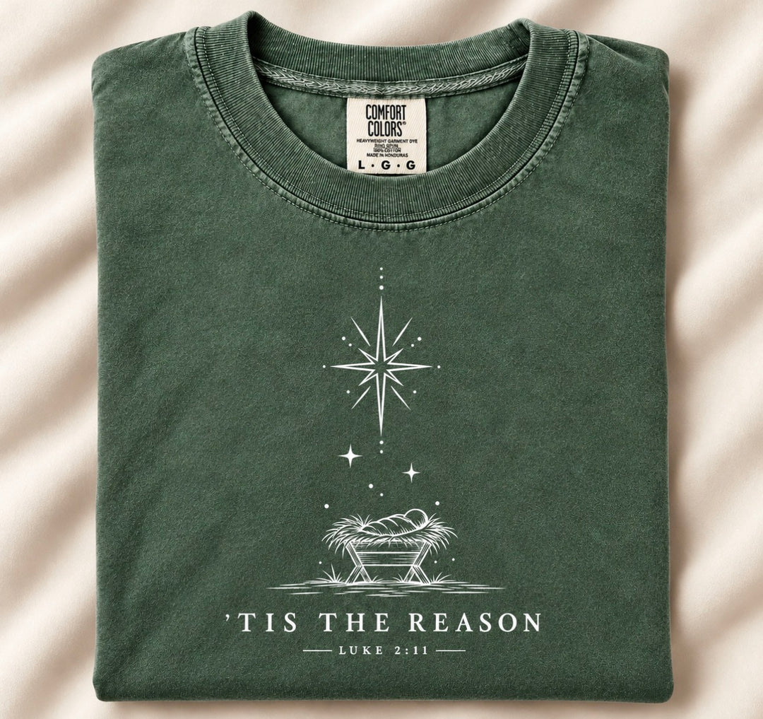Made To Order: Tis The Reason Green CC Tee