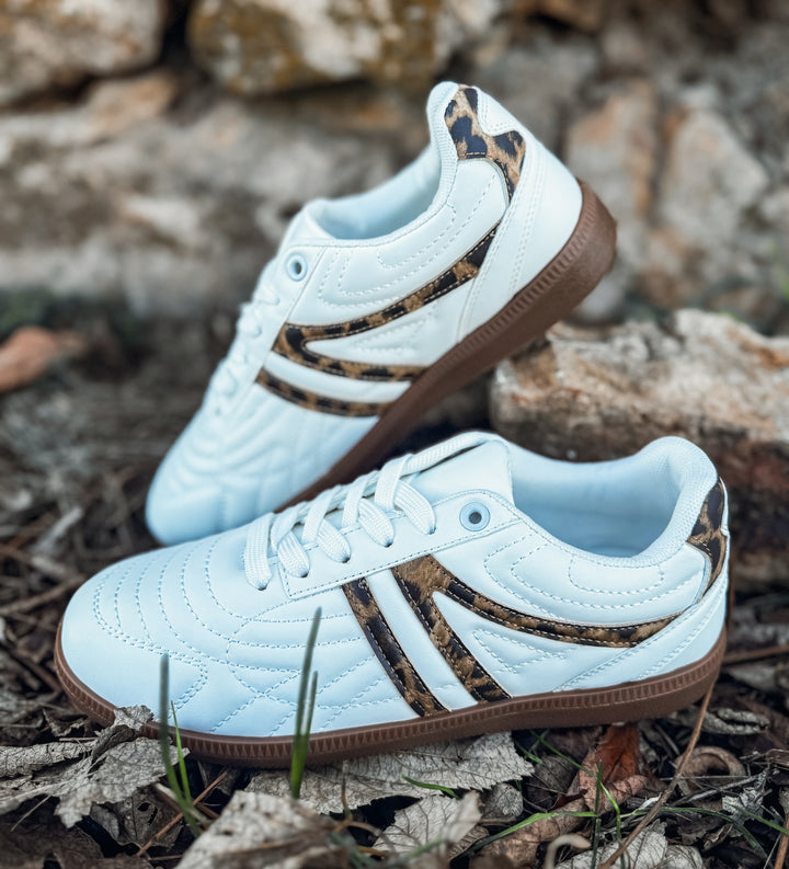 The Great White &amp; Leopard Sneaker - Face 2 Soul Beauty Boutique