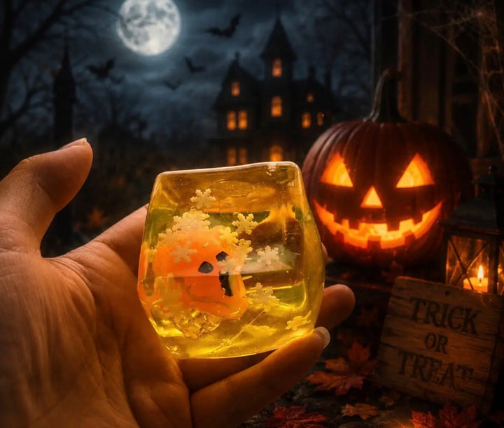Halloween Glow-in-the-Dark Squishy Cubes