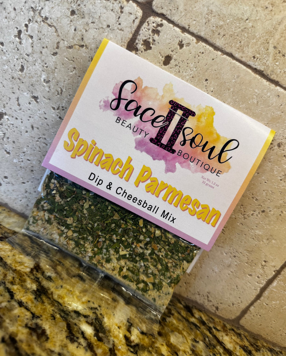F2SB Spinach Parmesan Dip Mix - Face 2 Soul Beauty Boutique