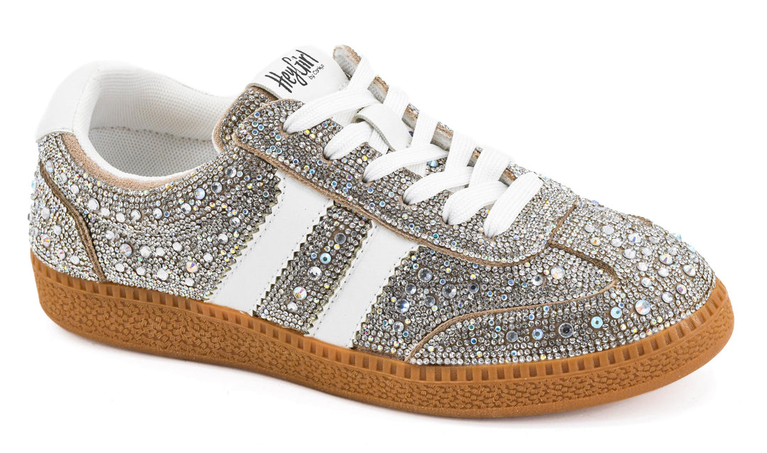 Heads Up Rhinestone Sneakers - Face 2 Soul Beauty Boutique