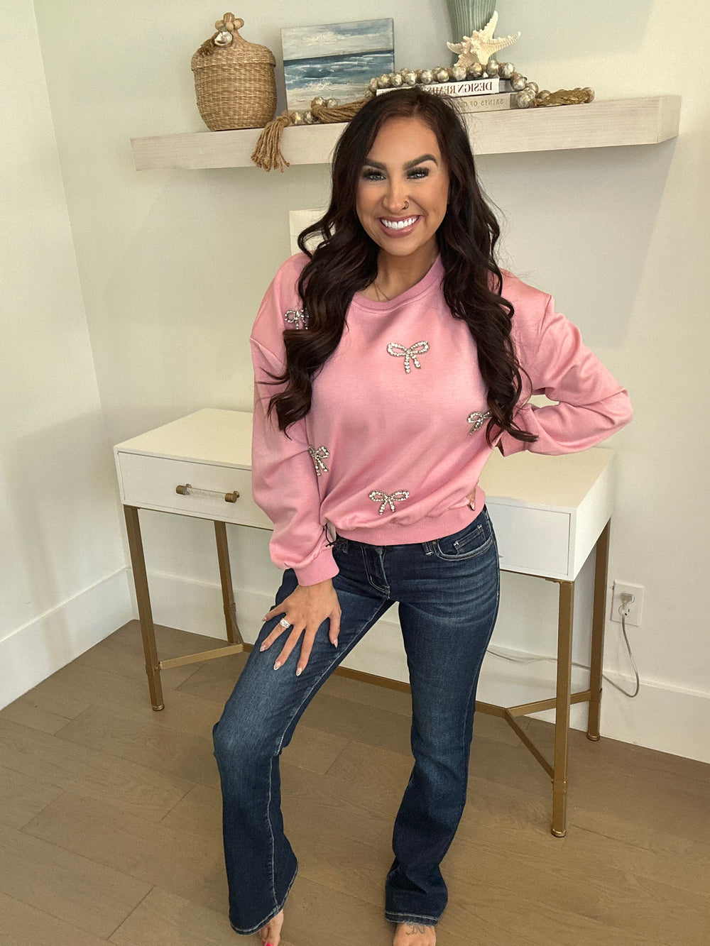 Midrise Dark Wash Bootcut Jeans By Mica Denim - Face 2 Soul Beauty Boutique