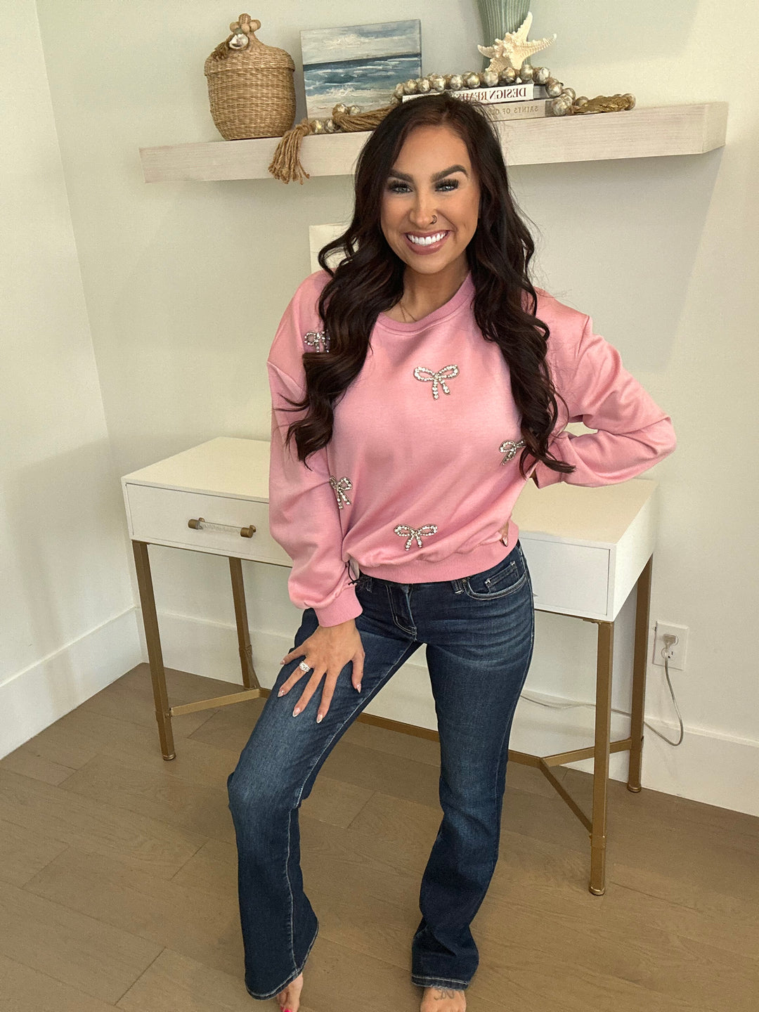 Midrise Dark Wash Bootcut Jeans By Mica Denim - Face 2 Soul Beauty Boutique