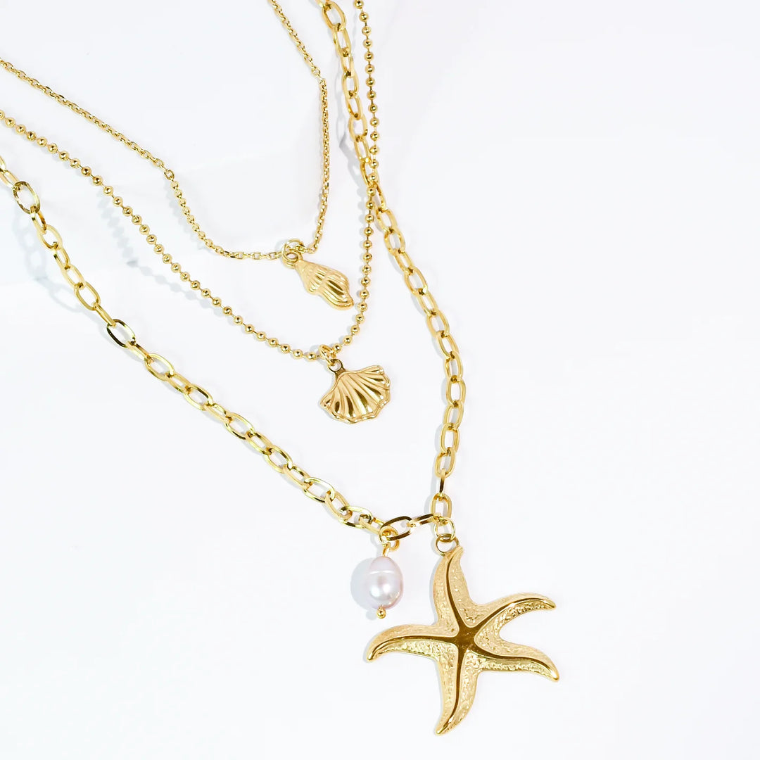 Sandy Shore Layers Necklace