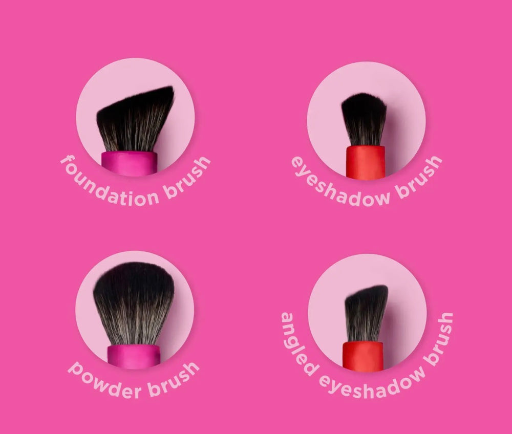 Brush Bestie 4-in-1 Retractable Make-Up Brush - Face 2 Soul Beauty Boutique