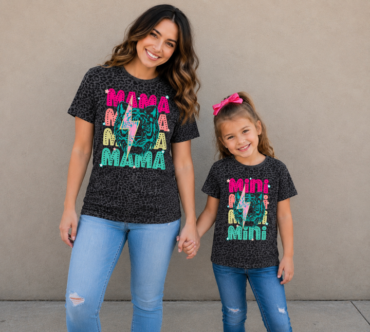 Made To Order: Mama &amp; Mini Tiger Leopard Tees - Face 2 Soul Beauty Boutique