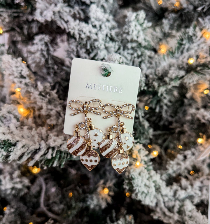 Bow Ornament Earrings