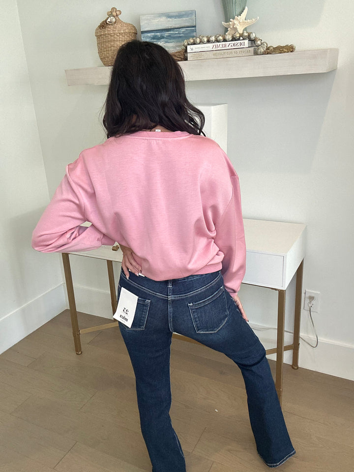 Midrise Dark Wash Bootcut Jeans By Mica Denim - Face 2 Soul Beauty Boutique