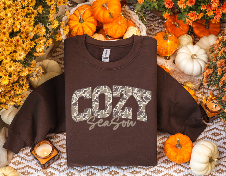 Made to Order: Camo Cozy Season Sweatshirt - Face 2 Soul Beauty Boutique