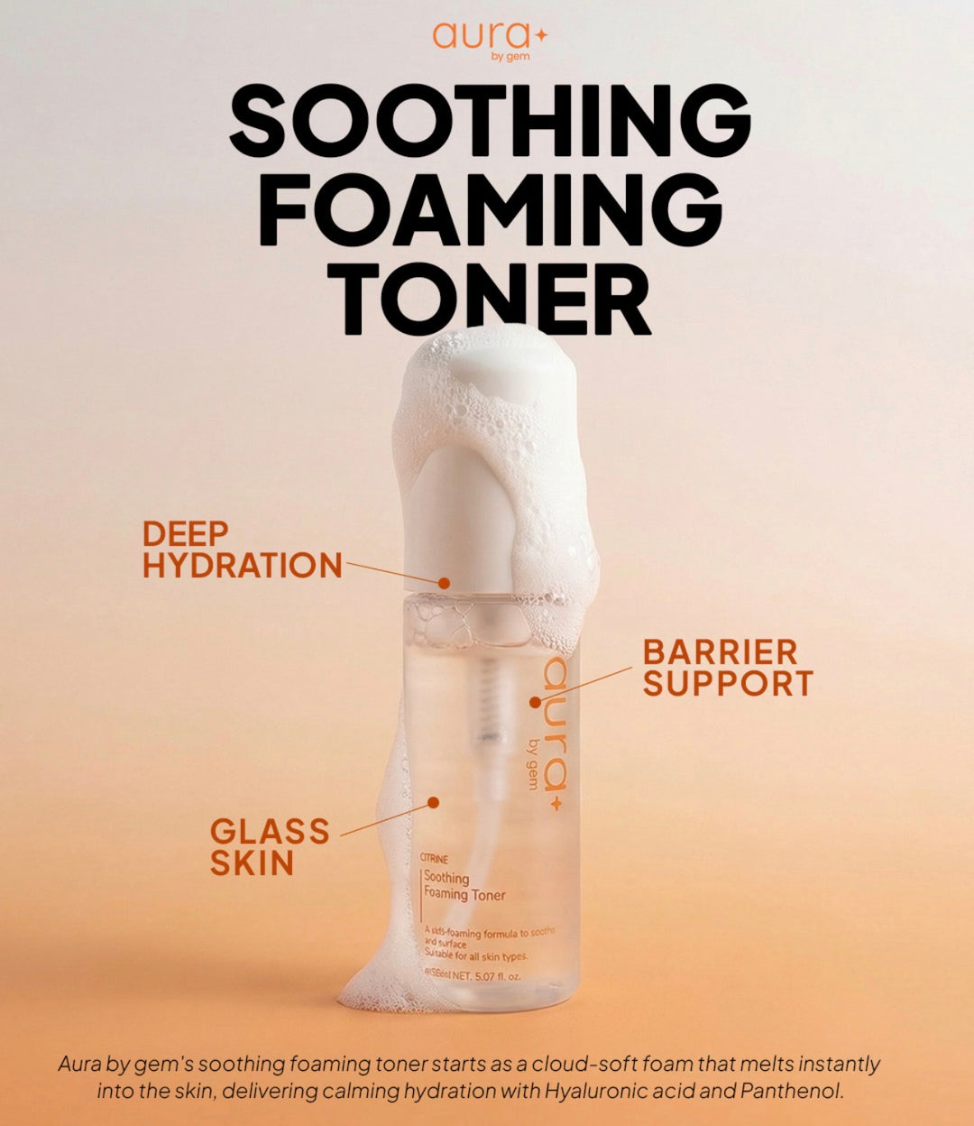 Soothing Foaming Toner