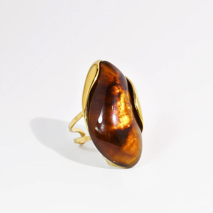 Waterproof Muse Amber Ring