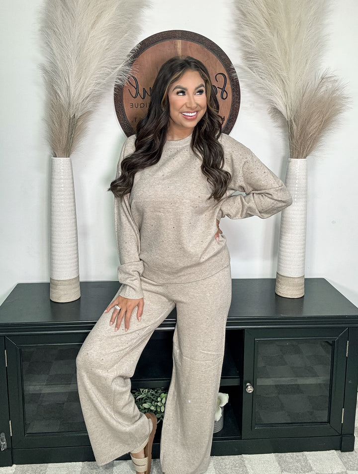 Sparkle in Comfort 2 Piece Sweater Set