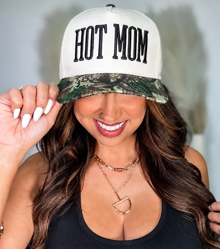 Hot Mom Embroidered Hats