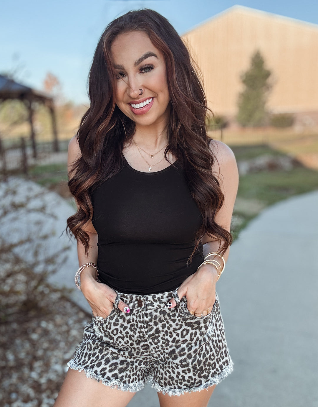 The Leopard High Rise Shorts - Face 2 Soul Beauty Boutique