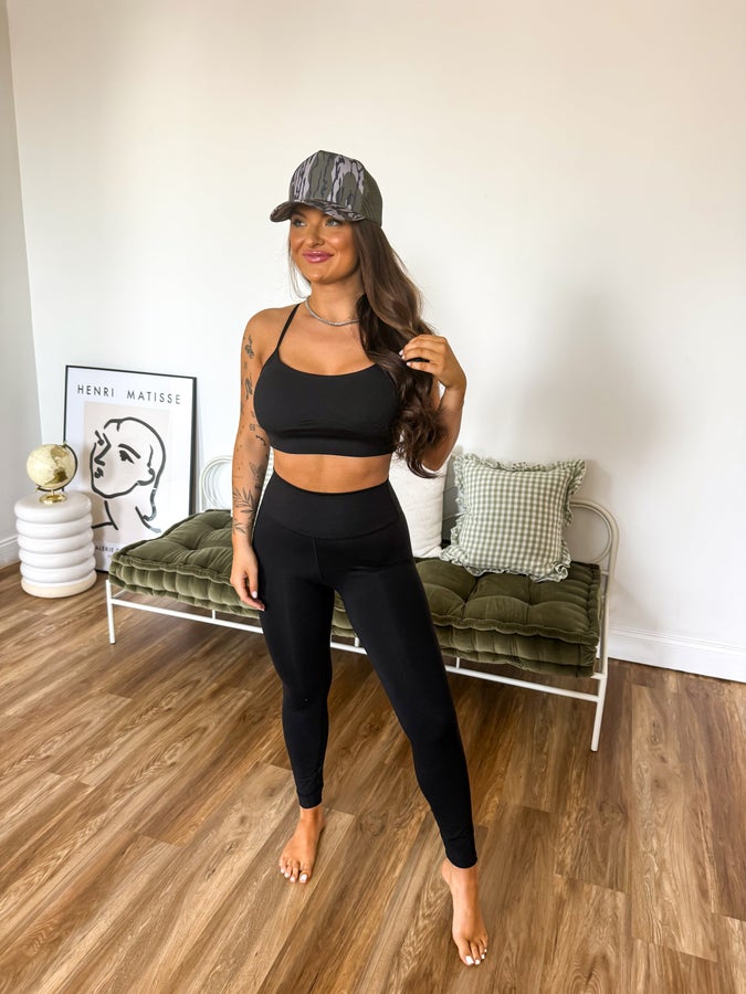Black EcoMotion Sculpt Leggings By Birdie