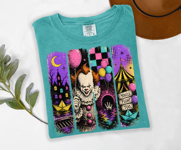 Made To Order: Retro Horror Characters on Seafoam CC Tee