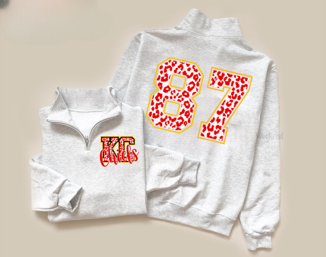 Made to Order: Leopard KC Quarter Zip 