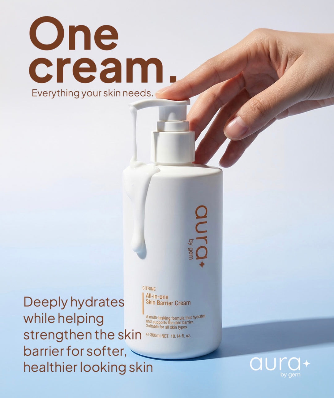 All-In-One Skin Barrier Cream | 300ml Pump Bottle