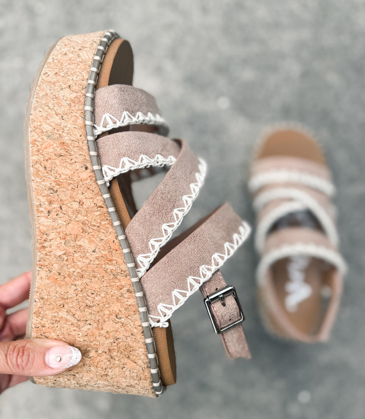 The Bethany Taupe Wedges - Face 2 Soul Beauty Boutique