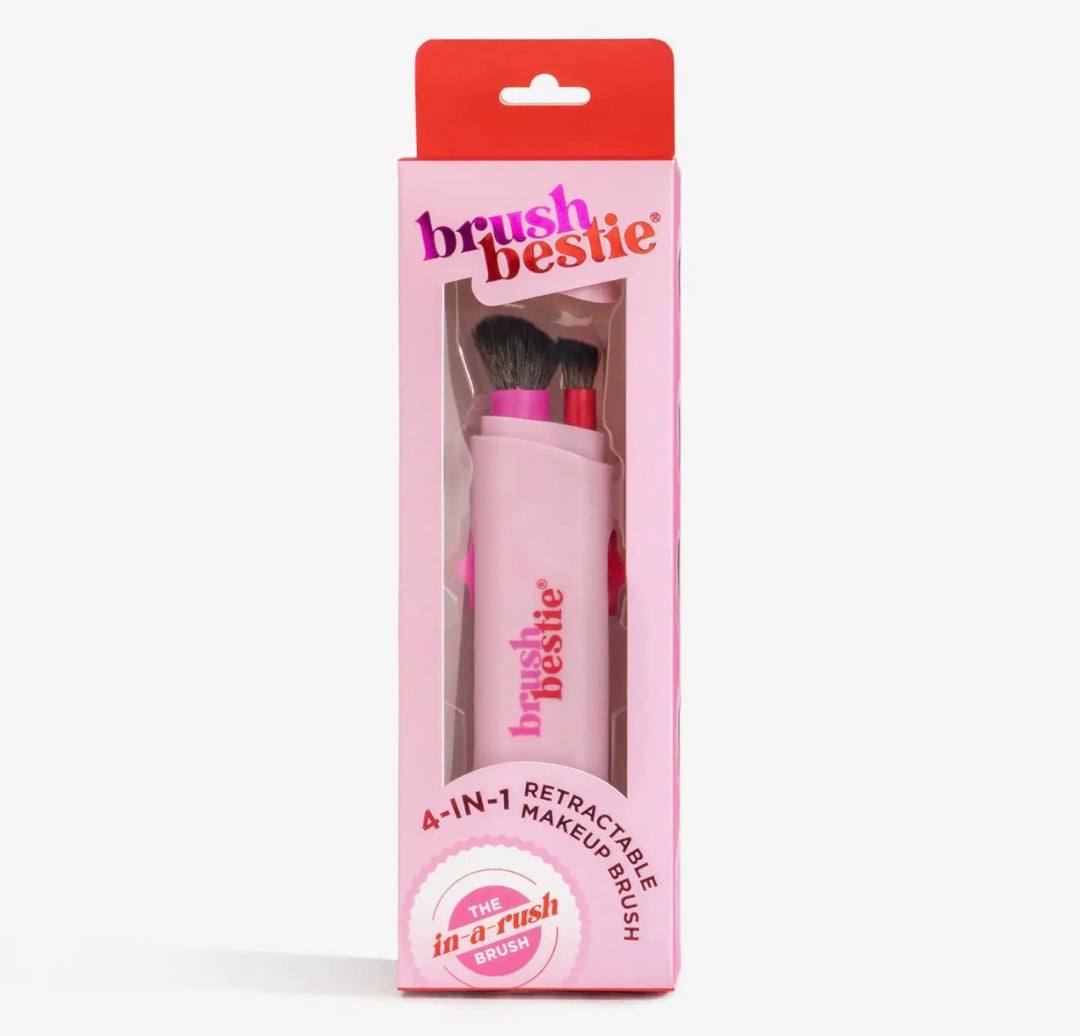 Brush Bestie 4-in-1 Retractable Make-Up Brush - Face 2 Soul Beauty Boutique