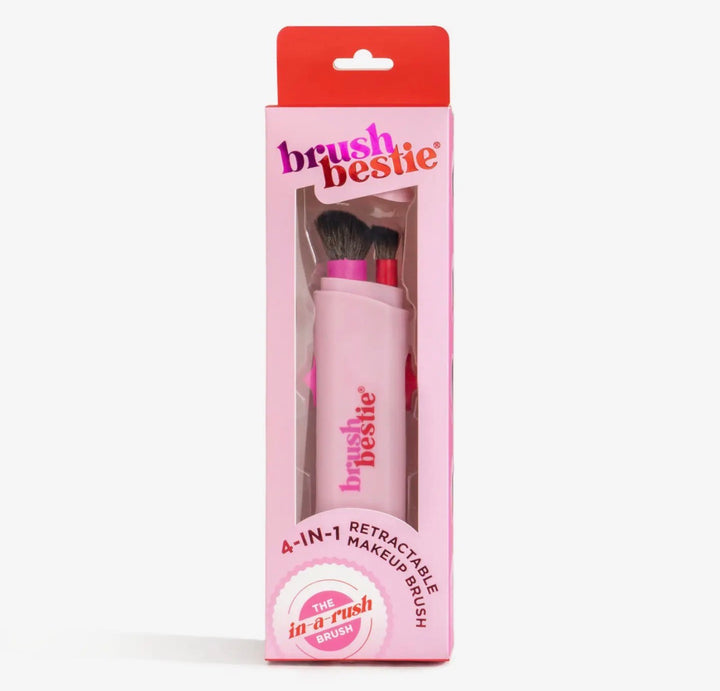 Brush Bestie 4-in-1 Retractable Make-Up Brush - Face 2 Soul Beauty Boutique