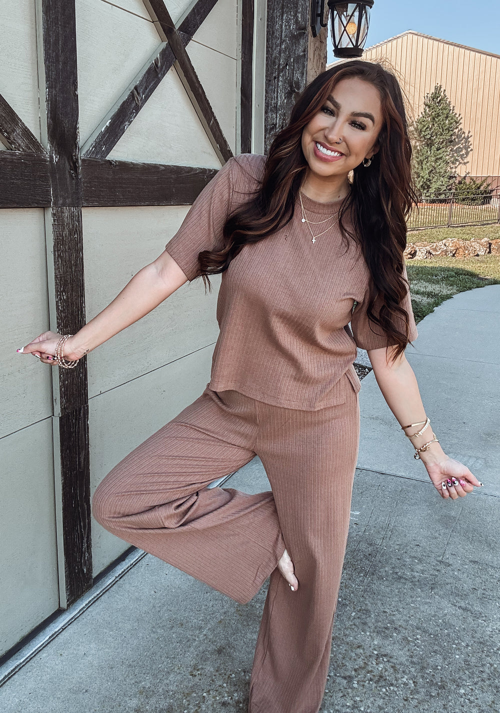 Mocha Textured 2pc Set - Face 2 Soul Beauty Boutique