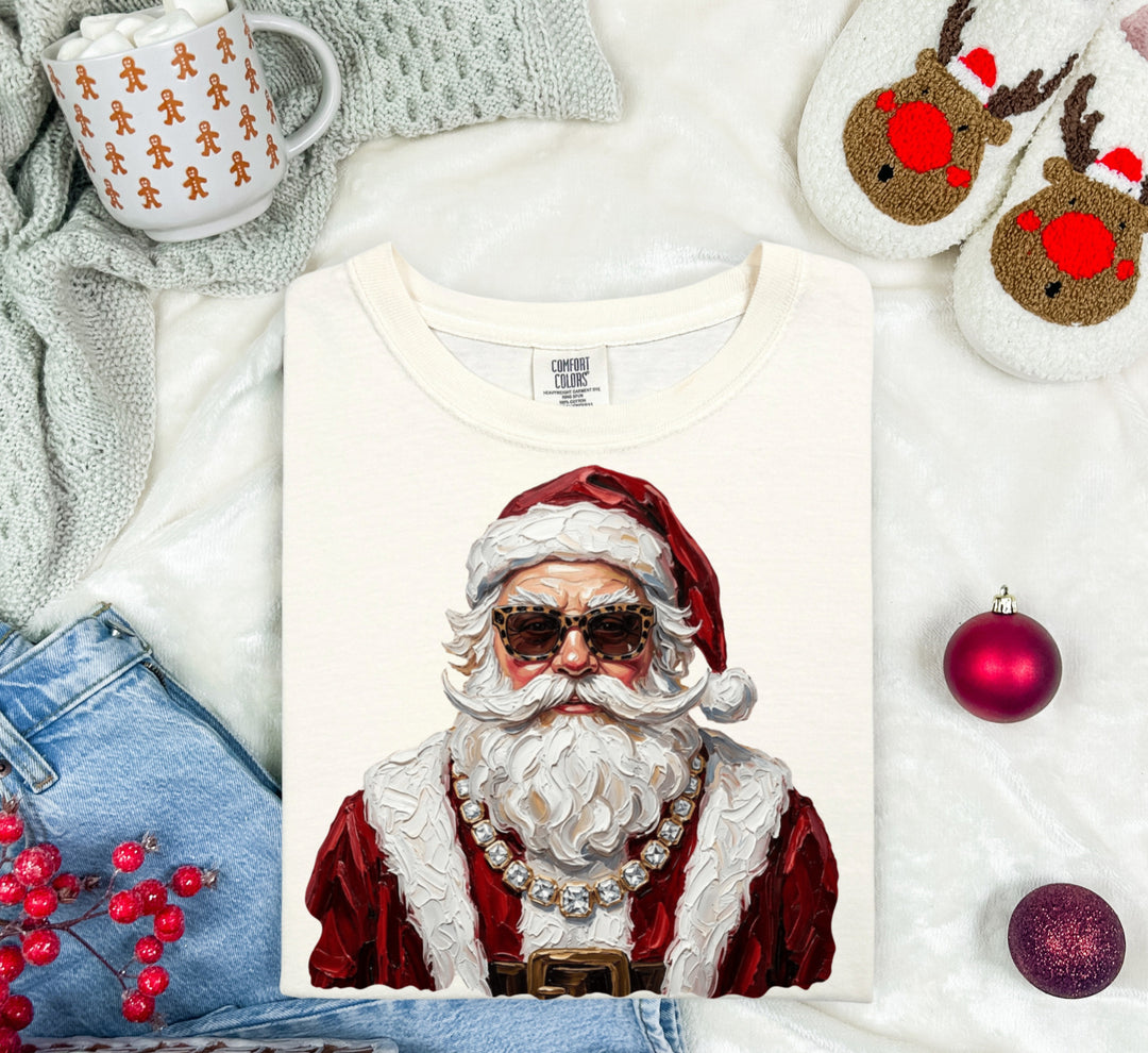 Made To Order: Glam Santa Ivory CC Tee