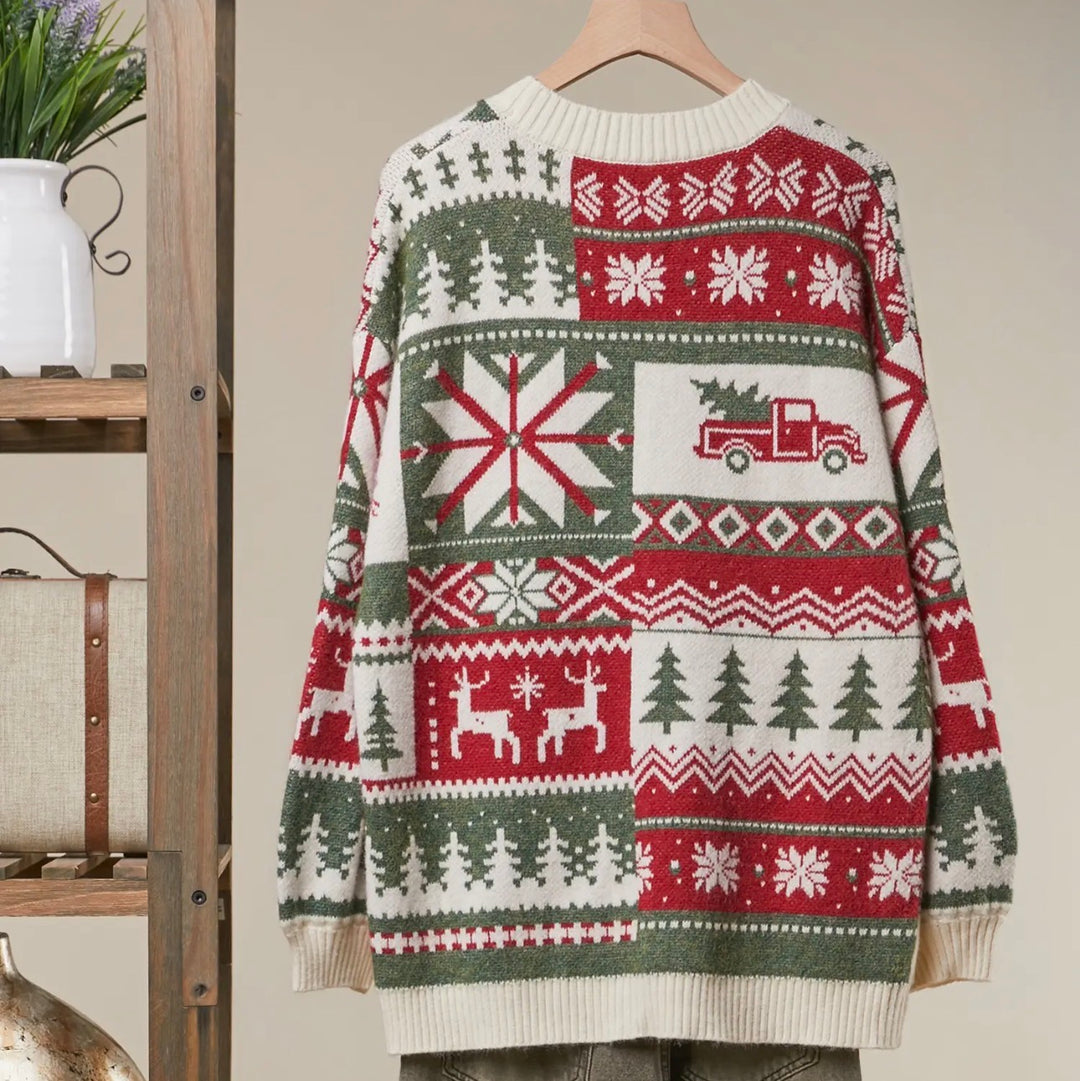 Classic Christmas Knit Cardigan
