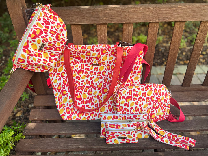 Game Day Leopard Makeup Junkie Bags - F2SB Exclusive