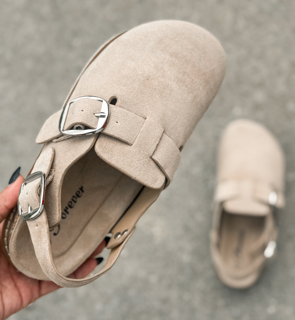 The Sand Berk Slip Ons with Strap - Face 2 Soul Beauty Boutique