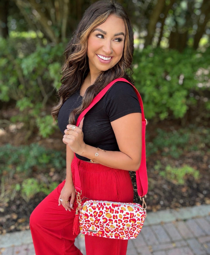 Game Day Leopard Makeup Junkie Bags - F2SB Exclusive