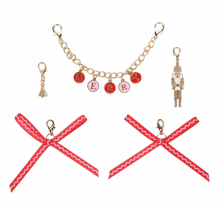 Holiday Shoe Charm 5 Piece Set