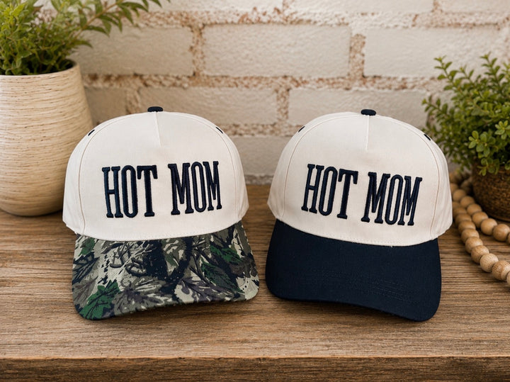 Hot Mom Embroidered Hats - Face 2 Soul Beauty Boutique