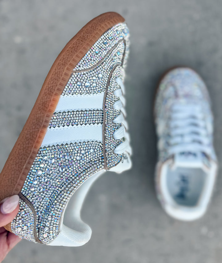 Heads Up Rhinestone Sneakers - Face 2 Soul Beauty Boutique