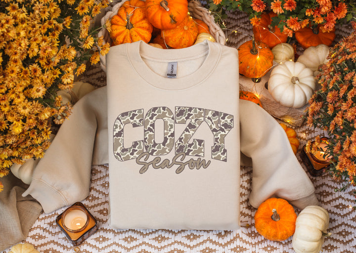 Made to Order: Camo Cozy Season Sweatshirt - Face 2 Soul Beauty Boutique