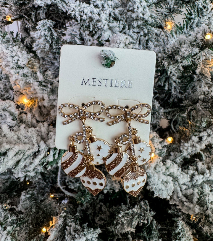 Bow Ornament Earrings