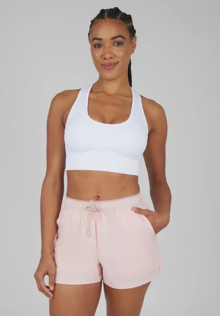 Contrast Waistband Shorts - Face 2 Soul Beauty Boutique