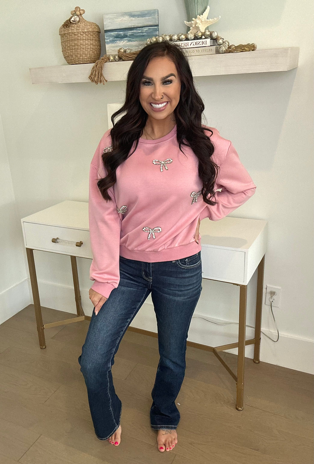 Midrise Dark Wash Bootcut Jeans By Mica Denim - Face 2 Soul Beauty Boutique
