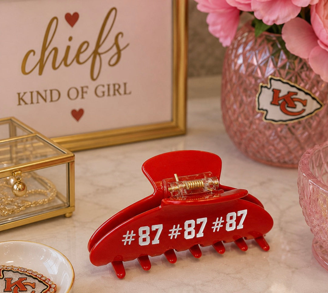 Red #87 Hair Clip - Face 2 Soul Beauty Boutique