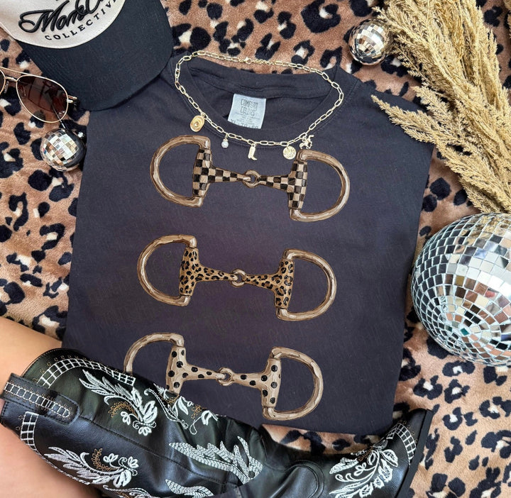 Made To Order: Horse Bit Comfort Colors Tee - Face 2 Soul Beauty Boutique