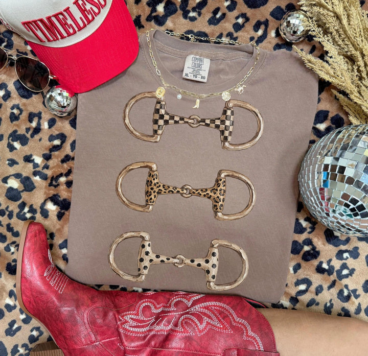 Made To Order: Horse Bit Comfort Colors Tee - Face 2 Soul Beauty Boutique