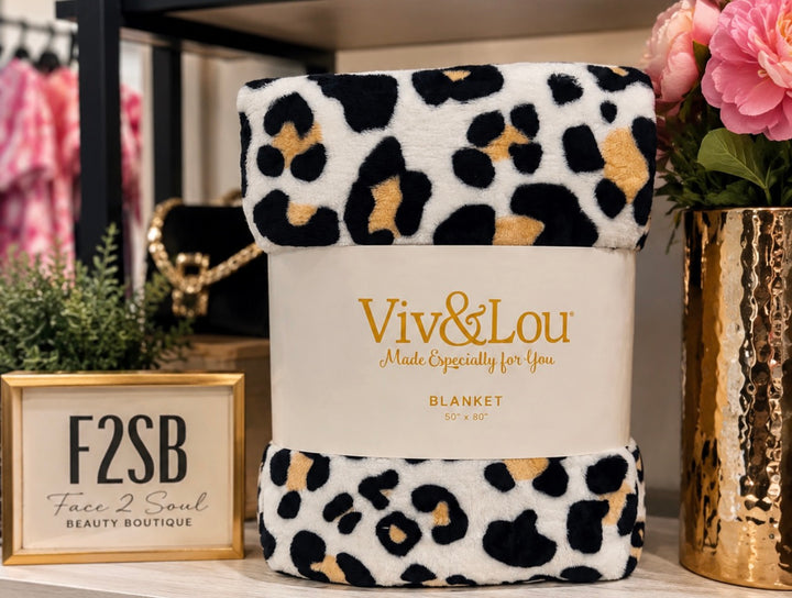 The Catwalk Leopard 80x50 Blanket - Face 2 Soul Beauty Boutique