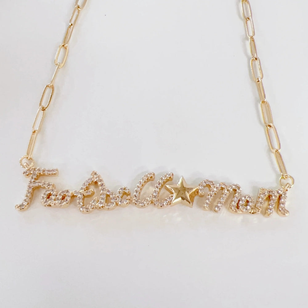Football Mom Necklace - Face 2 Soul Beauty Boutique