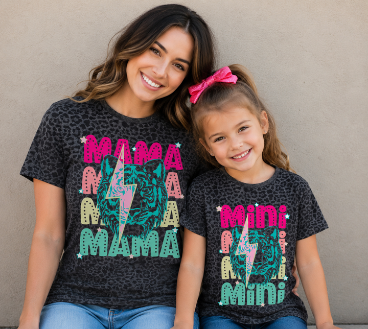 Made To Order: Mama &amp; Mini Tiger Leopard Tees - Face 2 Soul Beauty Boutique