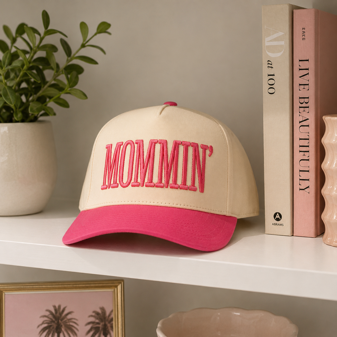 Pink Mommin’ Embroidered Hat - Face 2 Soul Beauty Boutique