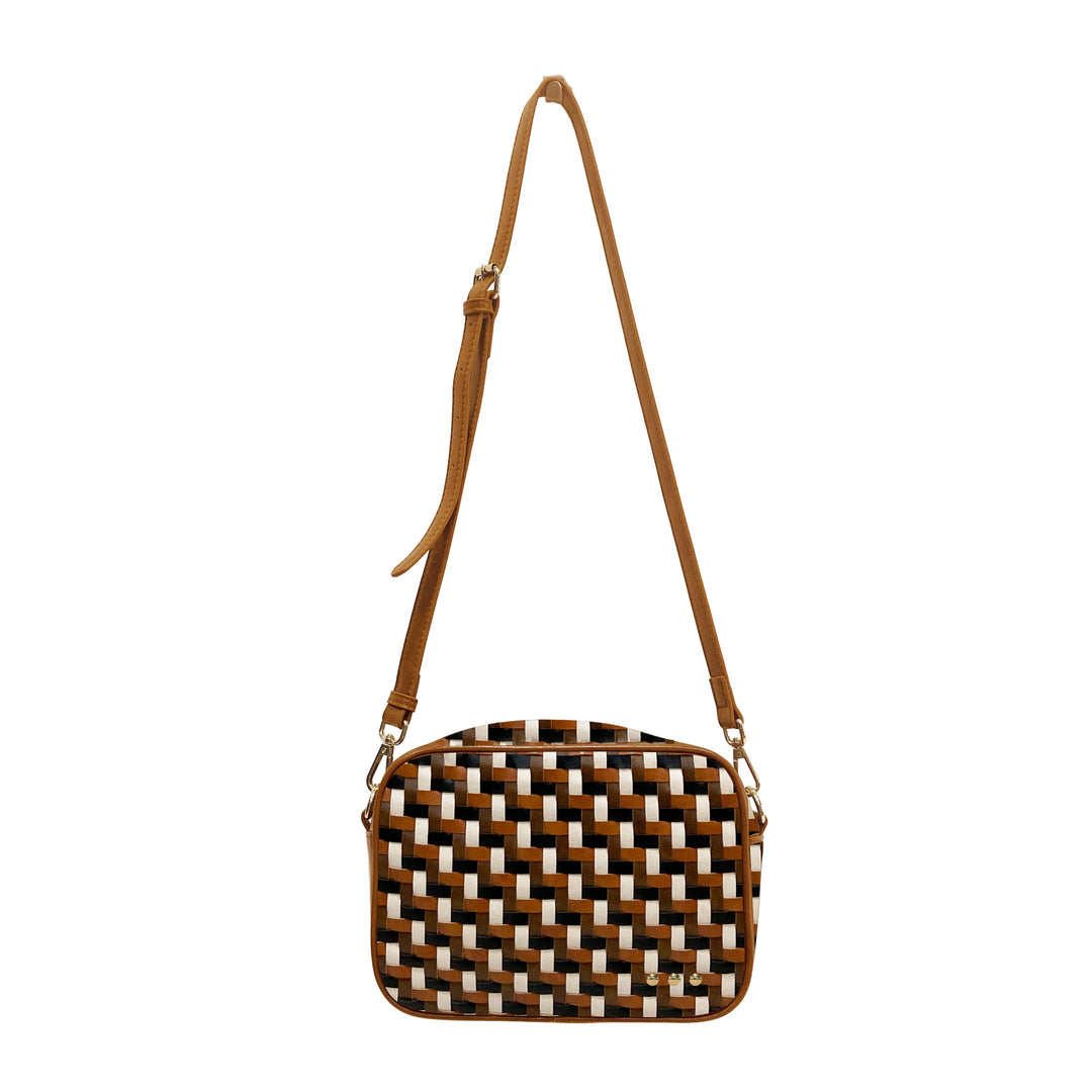 Woven Willow Camera Crossbody Bag-Crossbody Bag-Pretty Simple