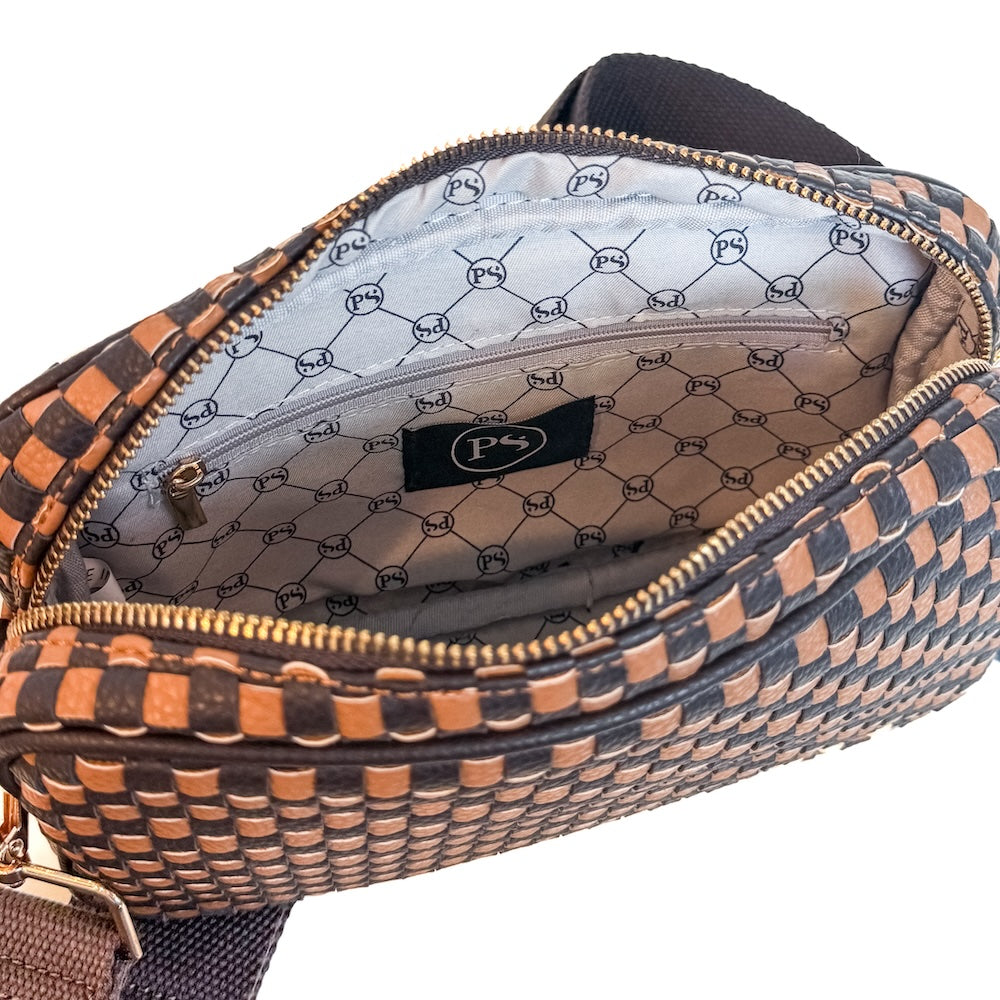 Woven Willow Camera Crossbody Bag Wholesale-Crossbody Bag-Pretty Simple